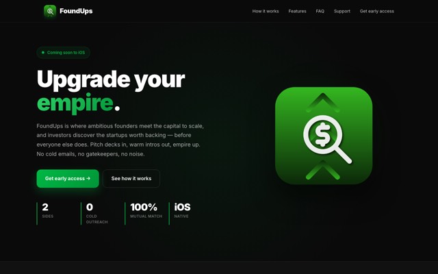 FoundUps website