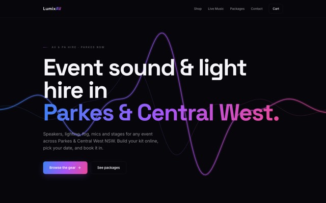 LumixAV website