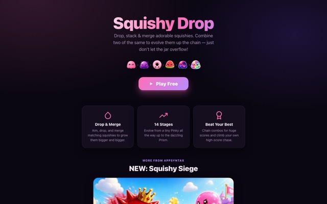Squishy Drop game