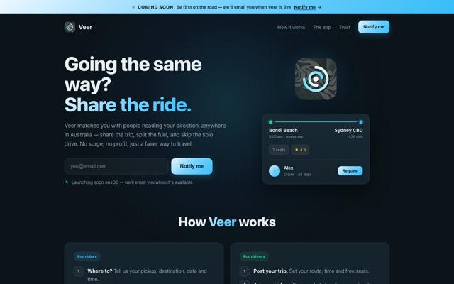 Veer website